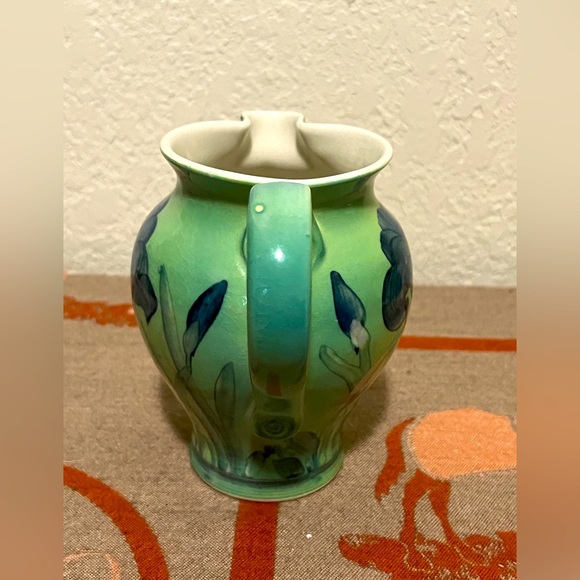 Linden Hills Pottery Studio Iris Sunrise Vase Stamped LHP - Picture 4 of 6